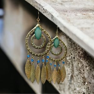 New in! Indie Style dangle drop statement aztec tribal contemporary BRAND-NEW